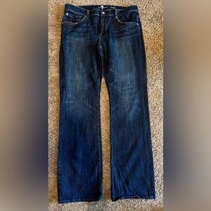 7 for all mankind Dark wash Jeans Brett 34 x 32